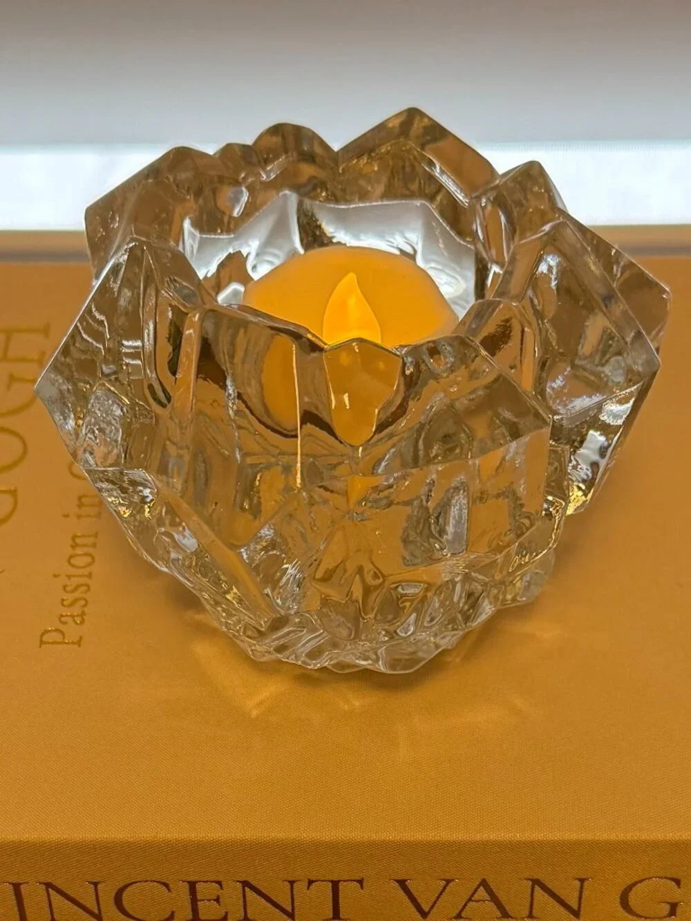 VTG Goebel 'Meteor' Crystal Candle Holders Pair